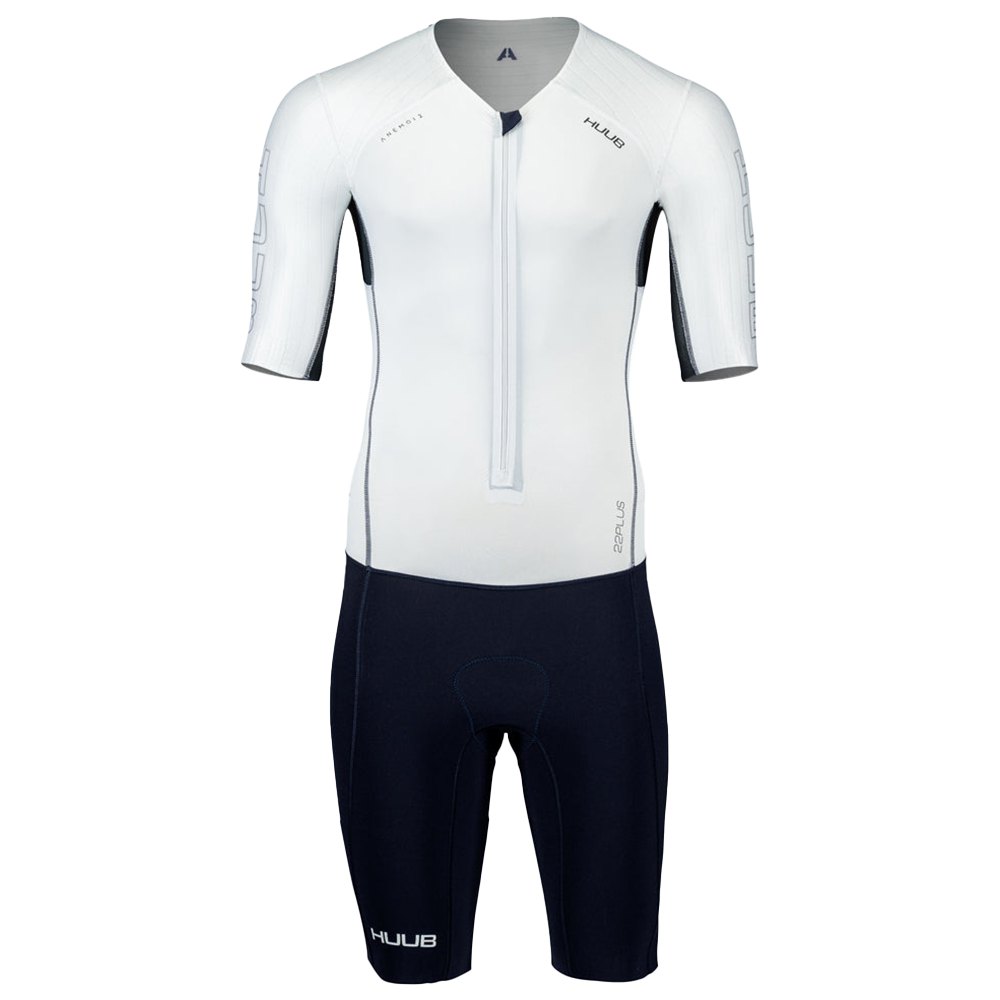 Huub Anemoi 2 22plus Short Sleeve Trisuit Weiß,Blau S Mann Huub Anemoi 2 22plus Short Sleeve Trisuit Weiß,Blau S Mann von Huub