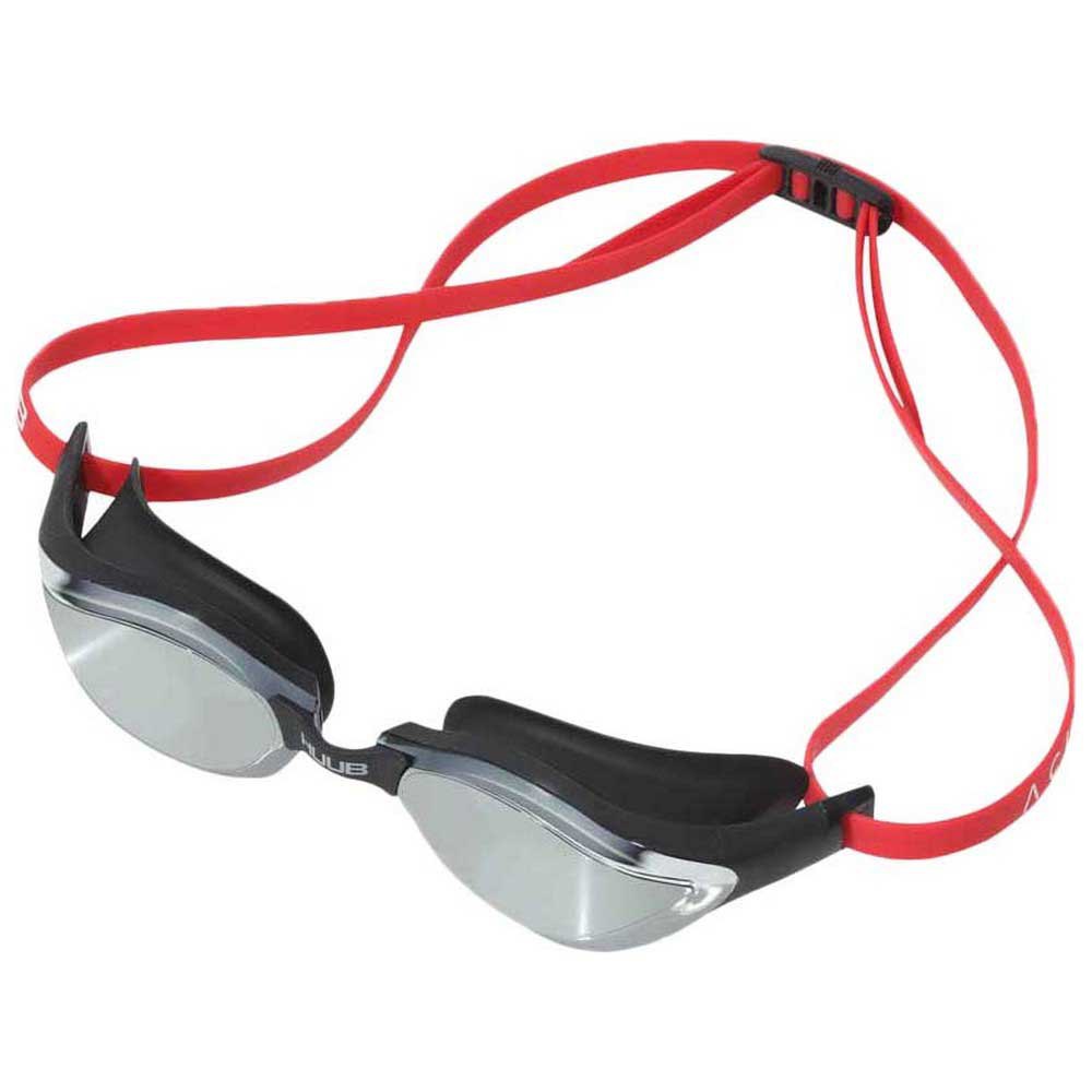 Huub Brownlee Acute Mirror Swimming Goggles Rot,Schwarz Huub Brownlee Acute Mirror Swimming Goggles Rot,Schwarz von Huub