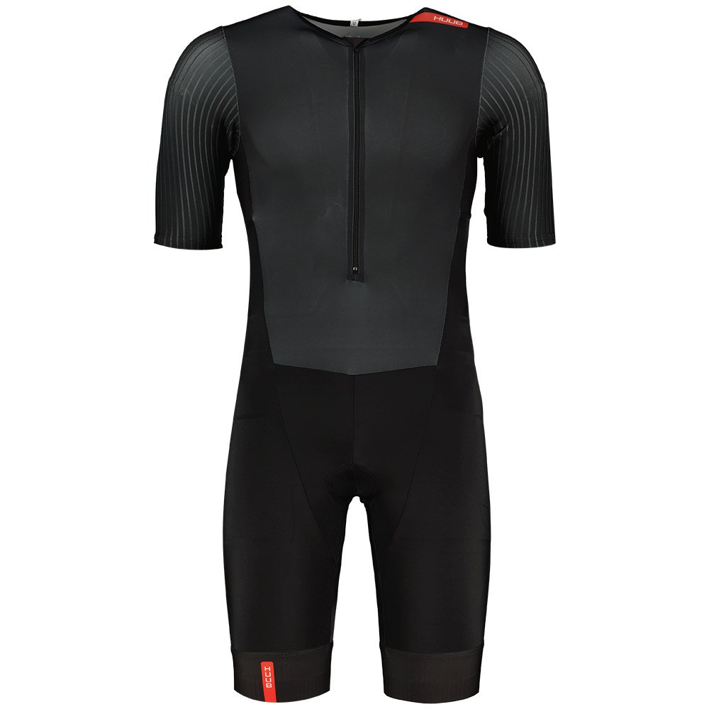 Huub Eternal Aero Lc Short Sleeve Trisuit Schwarz XL Mann von Huub