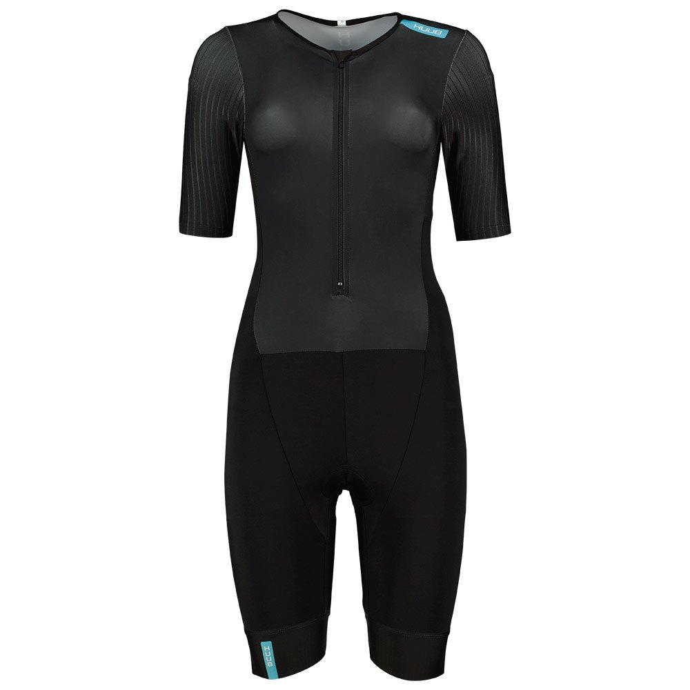 Huub Eternal Aero Lc Short Sleeve Trisuit Schwarz XS Frau von Huub