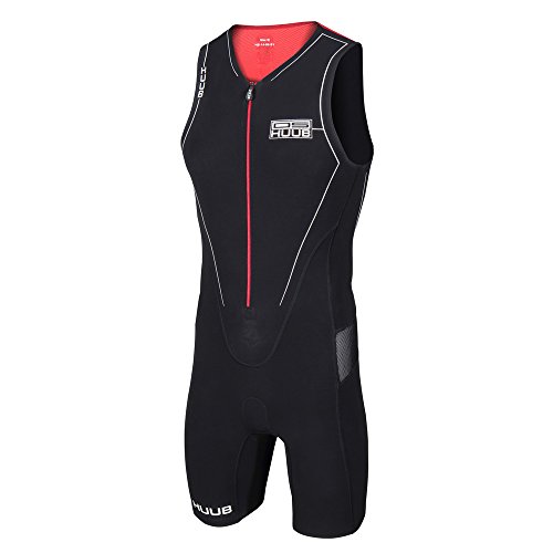 Huub Dave Scott Tri-Anzug für Herren, Schwarz/Rot, Größe M Huub Dave Scott Tri-Anzug für Herren, Schwarz/Rot, Größe M von Huub