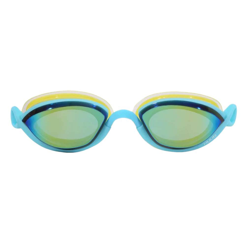 Huub Pinnacle Air Seal Swimming Goggles Blau Gold Mirror von Huub