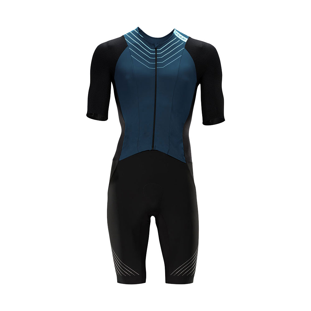 Huub Pinnacle Short Sleeve Trisuit Blau M Mann Huub Pinnacle Short Sleeve Trisuit Blau M Mann von Huub
