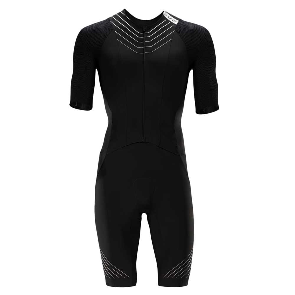 Huub Pinnacle Short Sleeve Trisuit Schwarz L Frau von Huub