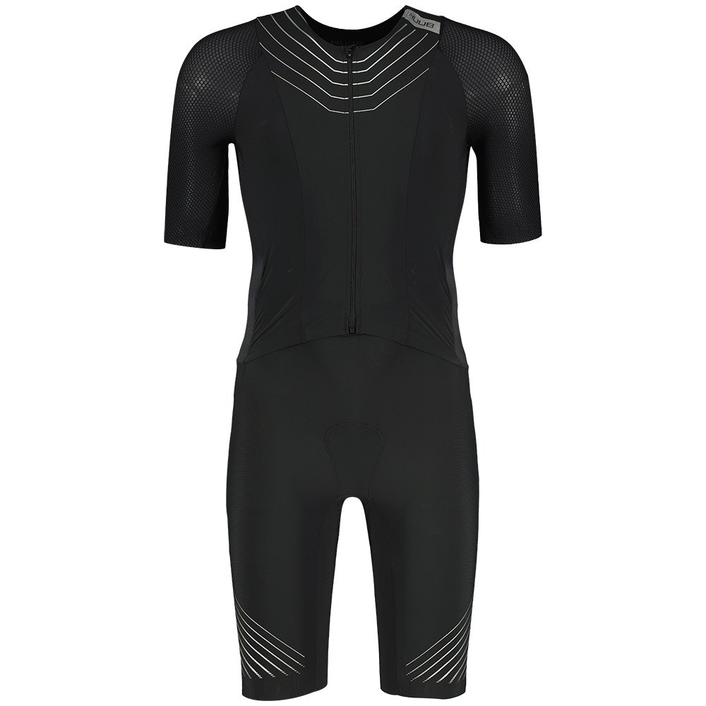 Huub Pinnacle Short Sleeve Trisuit Schwarz M Mann Huub Pinnacle Short Sleeve Trisuit Schwarz M Mann von Huub