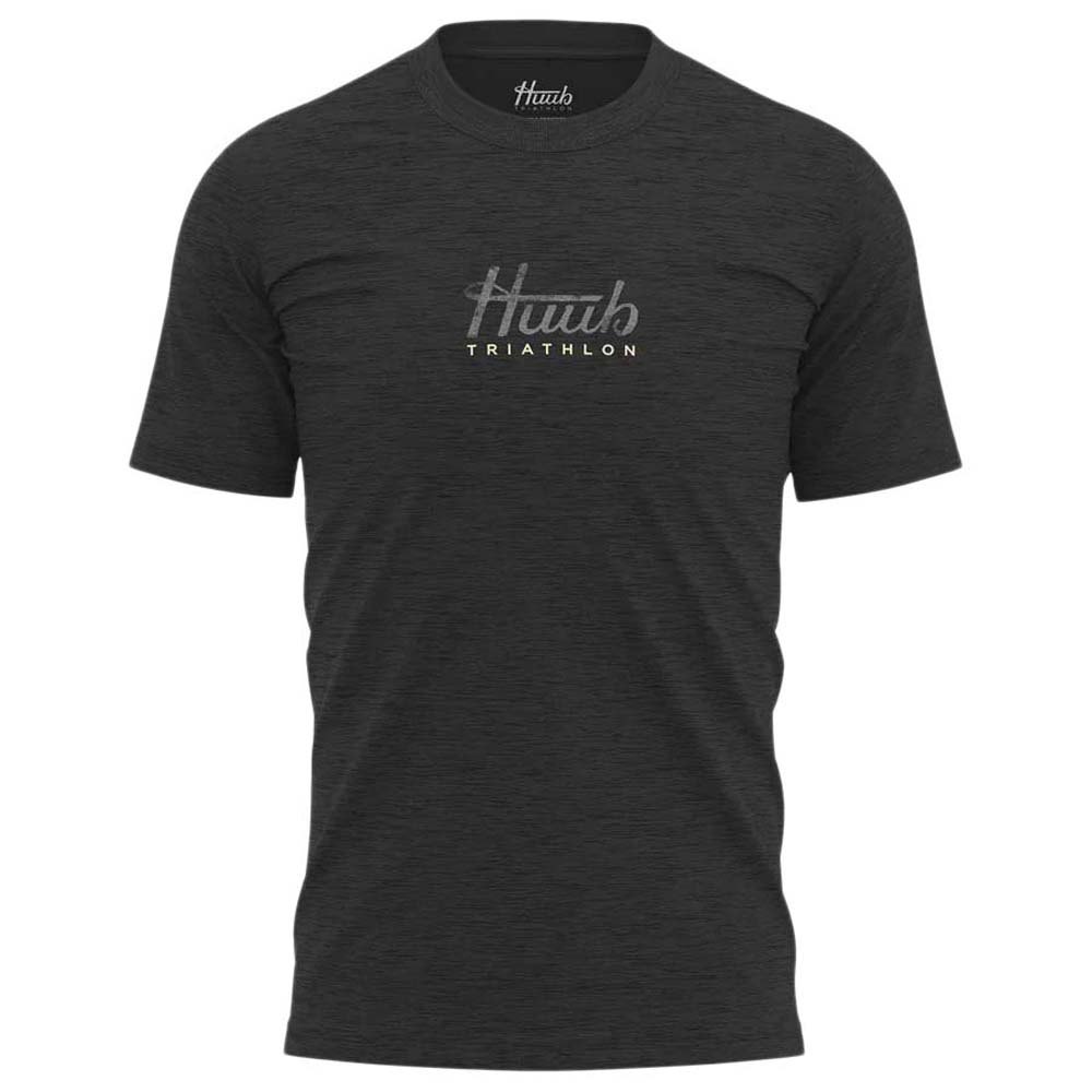 Huub Racing On Empty Short Sleeve T-shirt Schwarz XL Mann von Huub