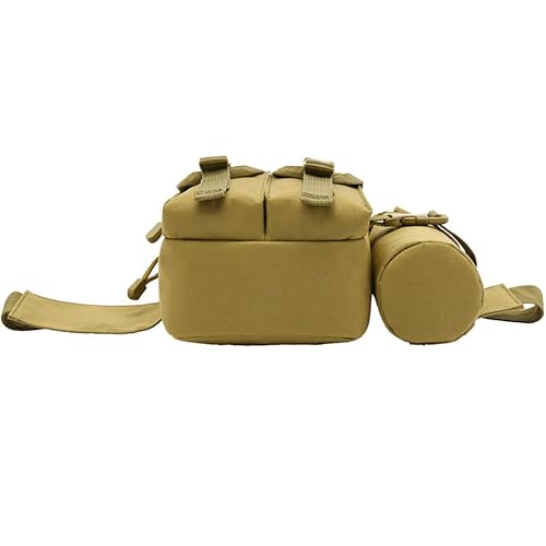 Huudngeje Hüfttaschen für Outdoor-Sportarten, Wasserflaschen, Handytaschen, Bergsteigen, Reiten, Langlebig, Khaki von Huudngeje