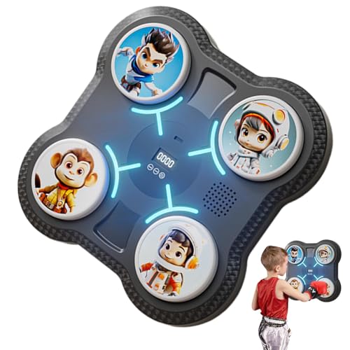 Music Boxing Machine, Smart Punching Target, Boxing Target Toys, Punching Target Toys, Boxing Machine Equipment, Smart Boxing Target, Boxing Gloves Included, Kids Boxing Target, Teen Boxing Machine, W von Huvqianu