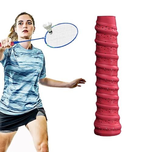 Tennisschläger-Griff, super saugfähiger Badminton-Schläger-Griff, rutschfestes Badminton-Schläger-Griffband, super saugfähiger Tennis-Übergriff, rutschfest, schweißabsorbierend, für Damen und Herren f von Huyeruie