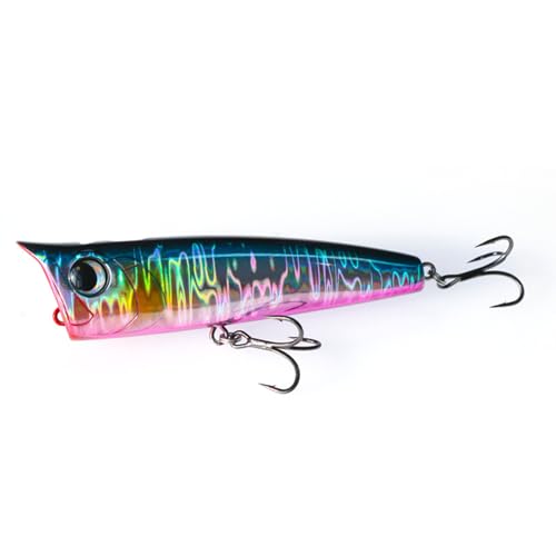 Hxyxbnhno Big Wobbler Angelköder Schwimmköder Bleistift Barsch Forelle Angelköder mit Haken Wobbler Süßwasser Crankbaits von Hxyxbnhno