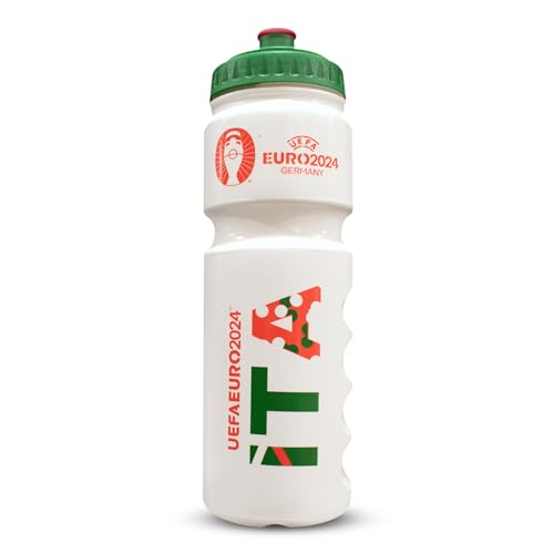 Euro 2024 750ml Italien Kunststoffflasche, offiziell lizenziert von Hy-Pro, 0,75L, wiederverwendbar, ausziehbare Düse, leicht, Sportflasche, BPA-frei Euro 2024 750ml Italien Kunststoffflasche, offiziell lizenziert von Hy-Pro, 0,75L, wiederverwendbar, ausziehbare Düse, leicht, Sportflasche, BPA-frei von Hy-Pro