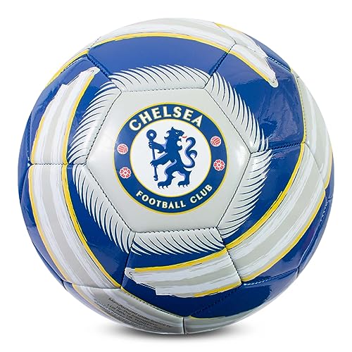 Hy-Pro Offiziell lizenzierter Chelsea FC Cyclone Fußball, Größe 5, Blau, Training, Match, Merchandise, Sammlerstück für Kinder und Erwachsene, Blau Hy-Pro Offiziell lizenzierter Chelsea FC Cyclone Fußball, Größe 5, Blau, Training, Match, Merchandise, Sammlerstück für Kinder und Erwachsene, Blau von Hy-Pro