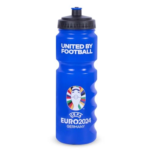 Euro 2024 750ml Kunststoffflasche, offiziell lizenziert von Hy-Pro, 0,75L, wiederverwendbar, ausziehbare Düse, leicht, Sportflasche, BPA-frei Euro 2024 750ml Kunststoffflasche, offiziell lizenziert von Hy-Pro, 0,75L, wiederverwendbar, ausziehbare Düse, leicht, Sportflasche, BPA-frei von Hy-Pro