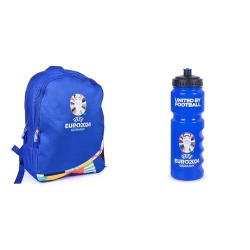 Hy-Pro Euro 2024 Bundle - Large Backpack and 750 ml Plastic Bottle, Officially Licensed By, Euro 2024 Merchandise Hy-Pro Euro 2024 Bundle - Large Backpack and 750 ml Plastic Bottle, Officially Licensed By, Euro 2024 Merchandise von Hy-Pro