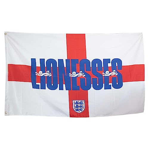 Hy-Pro Offiziell lizenzierte England FA Lionesses-Flagge für Damen, 152 x 90 cm Hy-Pro Offiziell lizenzierte England FA Lionesses-Flagge für Damen, 152 x 90 cm von Hy-Pro