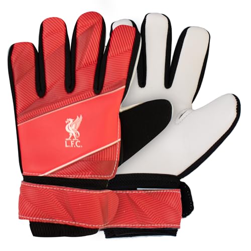 Hy-Pro Offiziell lizenzierte Liverpool FC Torwarthandschuhe – Junior, Fuse Design, Torwart, mit starkem Handflächengurt für hohe Leistung, Jungen und Mädchen Hy-Pro Offiziell lizenzierte Liverpool FC Torwarthandschuhe – Junior, Fuse Design, Torwart, mit starkem Handflächengurt für hohe Leistung, Jungen und Mädchen von Hy-Pro