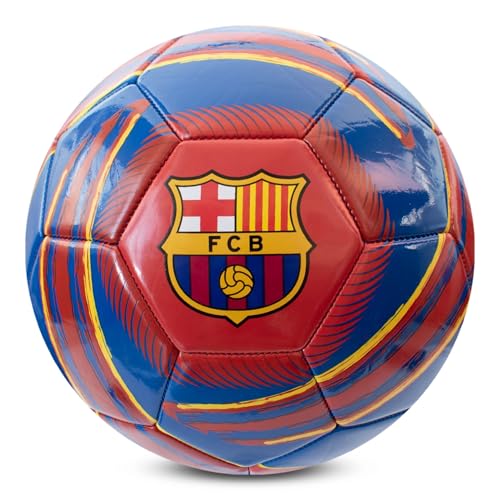 Hy-Pro Offiziell lizenzierter FC Barcelona Cyclone Fußball | Größe 5, Barca, Training, Match, Merchandise, Sammlerstück für Kinder und Erwachsene von Hy-Pro