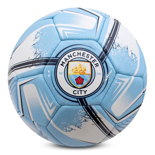 Hy-Pro Offiziell lizenzierter Manchester City F.C. Fußball, Größe 1, Turbinen-Design, Man-City-Merchandise, Training, Match, Sammlerstück für Kinder und Erwachsene Hy-Pro Offiziell lizenzierter Manchester City F.C. Fußball, Größe 1, Turbinen-Design, Man-City-Merchandise, Training, Match, Sammlerstück für Kinder und Erwachsene von Hy-Pro