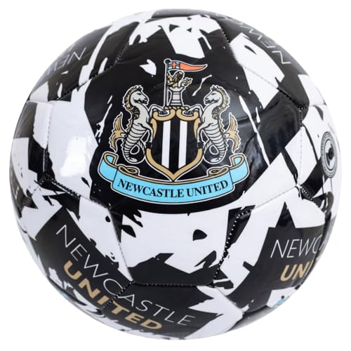 Hy-Pro Offiziell lizenzierter Newcastle United F.C. Fußball, Größe 5, Graffiti-Design, Newcastle Merchandise, NUFC, Training, Match, Sammlerstück für Kinder und Erwachsene Hy-Pro Offiziell lizenzierter Newcastle United F.C. Fußball, Größe 5, Graffiti-Design, Newcastle Merchandise, NUFC, Training, Match, Sammlerstück für Kinder und Erwachsene von Hy-Pro