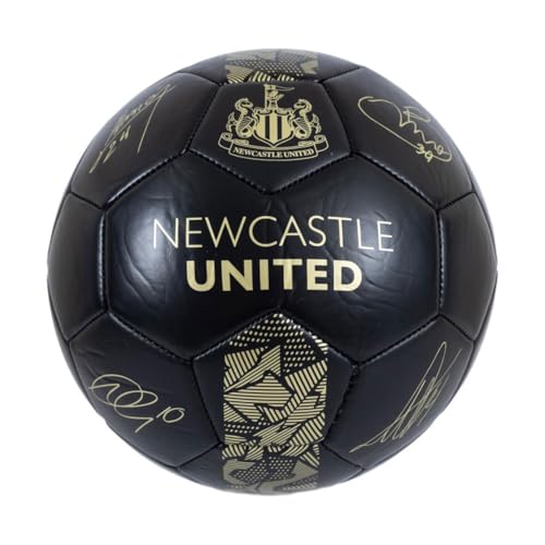 Hy-Pro Offiziell lizenzierter Newcastle United F.C. Signature Fußball – Phantom, Größe 1, NUFC, Training, Match, Merchandise, Sammlerstück für Kinder und Erwachsene von Hy-Pro