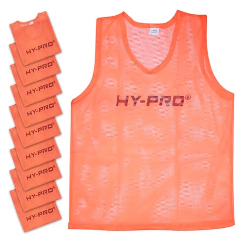 Hy-Pro Trainings-Lätzchen 10 Stück Große Größe Orange Mesh Sport Praxis Westen Leicht Atmungsaktiv Fußball Rugby Sport Lätzchen Trainingsgeräte Hy-Pro Trainings-Lätzchen 10 Stück Große Größe Orange Mesh Sport Praxis Westen Leicht Atmungsaktiv Fußball Rugby Sport Lätzchen Trainingsgeräte von Hy-Pro