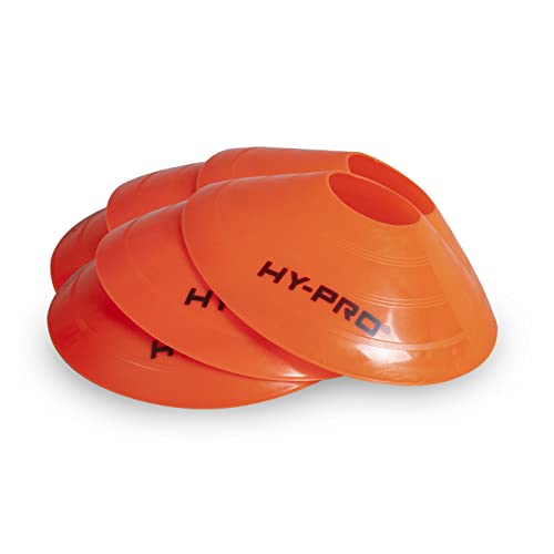 Hy-Pro Unisex, Jugendliche 6pk Training Cones Kegel, Orange, Nicht zutreffend von Hy-Pro