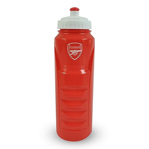 Hy-Pro Unisex-Jugendliche 1 l Arsenal-Kunststoffflasche Sportflasche aus Kunststoff, rot, 1 Liter von Hy-Pro