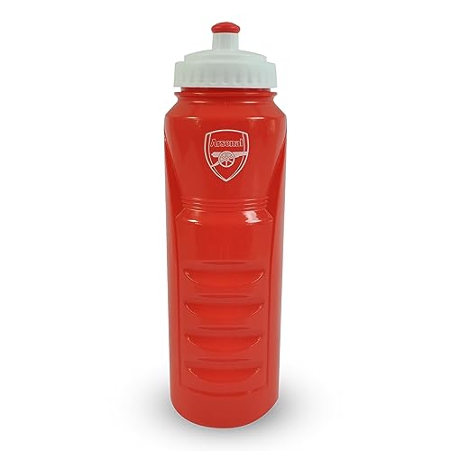 Hy-Pro Unisex-Jugendliche 1L Arsenal Plastic Bottle Sportflasche aus Kunststoff, rot, 1000 ml Hy-Pro Unisex-Jugendliche 1L Arsenal Plastic Bottle Sportflasche aus Kunststoff, rot, 1000 ml von Hy-Pro