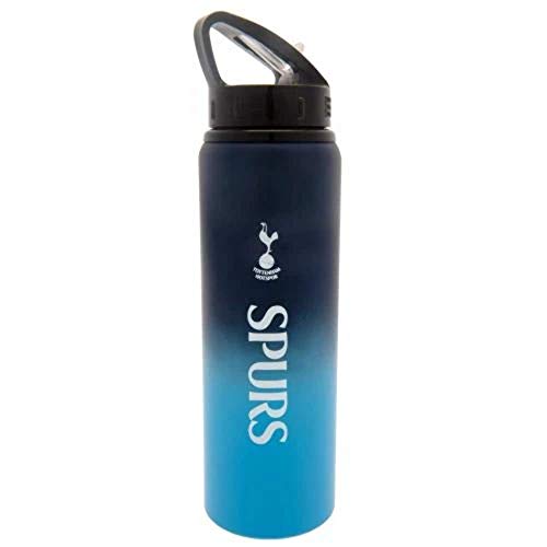 Hy-Pro Tottenham Hotspur FC Spors Trinkflasche aus Aluminium, verblasst nicht, XL, Blau, Einheitsgröße, c02hdmlvblk von Hy-Pro