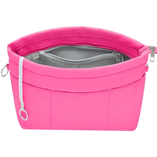 HyFanStr Handtaschen Organizer Nylon, Taschenorganizer Tasche in Tasche Organizer Innentaschen für Handtaschen mit Schlüsselkette,Rosa,Klein HyFanStr Handtaschen Organizer Nylon, Taschenorganizer Tasche in Tasche Organizer Innentaschen für Handtaschen mit Schlüsselkette,Rosa,Klein von HyFanStr