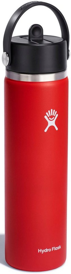 Hydro Flask Trinkflasche 24 OZ WIDE FLEX STRAW CAP, doppelte TempShield®-Isolierung, 710 ml von Hydro Flask