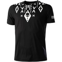 Hydrogen Tech Tribal T-Shirt Herren in schwarz von Hydrogen