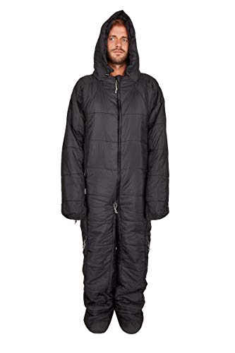 Hygger Nanuk Caviar Black S - Original Schlafsack mit Armen und Beinen, 3M Thinsulate-Füllmaterial ist Ultra warm, leicht und klein im Packmaß Hygger Nanuk Caviar Black S - Original Schlafsack mit Armen und Beinen, 3M Thinsulate-Füllmaterial ist Ultra warm, leicht und klein im Packmaß von Hygger