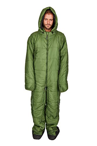 Hygger Nanuk Garden Green M - Original Schlafsack mit Armen und Beinen, 3M Thinsulate-Füllmaterial ist Ultra warm, leicht und klein im Packmaß Hygger Nanuk Garden Green M - Original Schlafsack mit Armen und Beinen, 3M Thinsulate-Füllmaterial ist Ultra warm, leicht und klein im Packmaß von Hygger