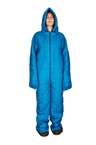 Hygger Nanuk Mykonos Blue M - Original Schlafsack mit Armen und Beinen, 3M Thinsulate-Füllmaterial ist Ultra warm, leicht und klein im Packmaß Hygger Nanuk Mykonos Blue M - Original Schlafsack mit Armen und Beinen, 3M Thinsulate-Füllmaterial ist Ultra warm, leicht und klein im Packmaß von Hygger