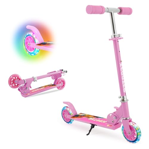 Hyiatyo Klappbarer Roller Kinder 6 Jahre mit LED Rädern, Kinder Scooter ab 3-10 Jahre, Faltbar Kinder Kickscooter Tretroller für Junge und Mädchen Hyiatyo Klappbarer Roller Kinder 6 Jahre mit LED Rädern, Kinder Scooter ab 3-10 Jahre, Faltbar Kinder Kickscooter Tretroller für Junge und Mädchen von Hyiatyo