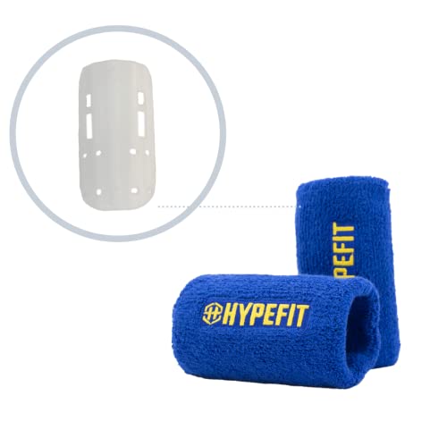 HYPEFIT Handgelenkschoner für Kettlebell-Training – Kettlebell – idealer Schutz für Handgelenk und Unterarm während des Trainings dank der Platte mit hoher Widerstandsfähigkeit. (blau) von Hypefit