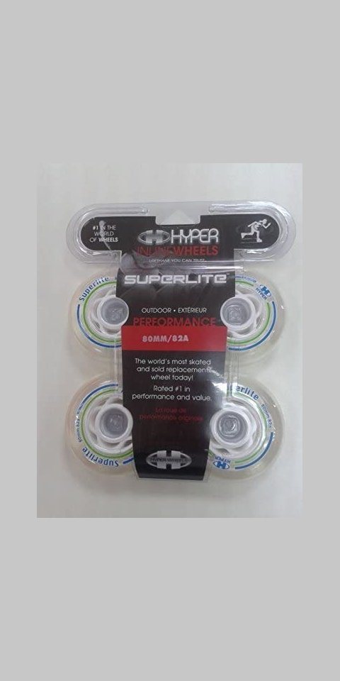 Hyper Inlineskates-Rolle SUPERLITE Inliner Rollen,transparen Hyper Inlineskates-Rolle SUPERLITE Inliner Rollen,transparen von Hyper
