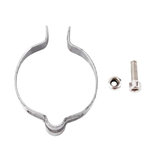 Hyuwdai 3 Stück Fahrrad Stahlrahmen Kabelklemmen Schellen Führungen Silber Schaltkabel Fix Zubehör(31.8mm) von Hyuwdai