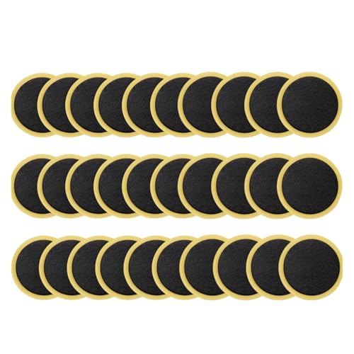 Hyuwdai Fahrrad-Reifenreparatur-Patch, klebstofffrei, schnell reparierend, Reifenschutz-Flicken für Mountainbike, Rennrad, Innenreifen, Reparaturpads (30 Stück - 2,9 cm) von Hyuwdai