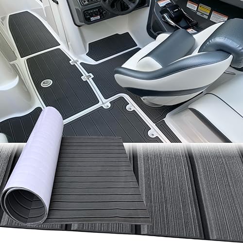 Hzkaicun Eva Schaum Boot Bodenbelag Marine rutschfeste Matte 240x90cm Selbstklebend Teakholzimitat Deck Teppich für Boote Schiffsdecks Yachtboden Schwimmbad Motorboot Schnellboot Kajak Hzkaicun Eva Schaum Boot Bodenbelag Marine rutschfeste Matte 240x90cm Selbstklebend Teakholzimitat Deck Teppich für Boote Schiffsdecks Yachtboden Schwimmbad Motorboot Schnellboot Kajak von Hzkaicun