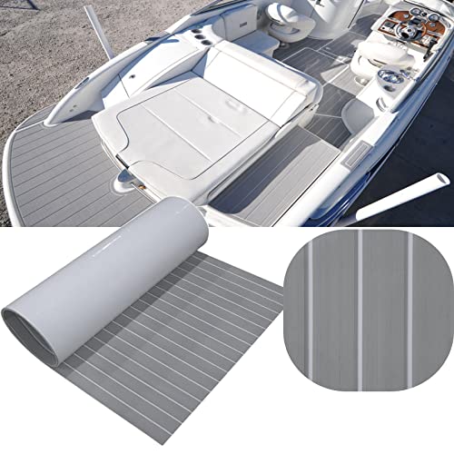 Hzkaicun Eva Schaum Boot Bodenbelag Marine rutschfeste Matte 240x112cm Selbstklebend Teakholzimitat Deck Teppich für Boote Schiffsdecks Yachtboden Schwimmbad Motorboot Schnellboot Kajak Hzkaicun Eva Schaum Boot Bodenbelag Marine rutschfeste Matte 240x112cm Selbstklebend Teakholzimitat Deck Teppich für Boote Schiffsdecks Yachtboden Schwimmbad Motorboot Schnellboot Kajak von Hzkaicun