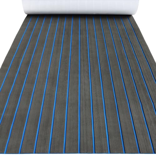 Hzkaicun Eva Schaum Boot Bodenbelag Marine rutschfeste Matte 240x90cm Selbstklebend Teakholzimitat Deck Teppich für Boote Schiffsdecks Yachtboden Schwimmbad Motorboot Schnellboot Kajak Hzkaicun Eva Schaum Boot Bodenbelag Marine rutschfeste Matte 240x90cm Selbstklebend Teakholzimitat Deck Teppich für Boote Schiffsdecks Yachtboden Schwimmbad Motorboot Schnellboot Kajak von Hzkaicun