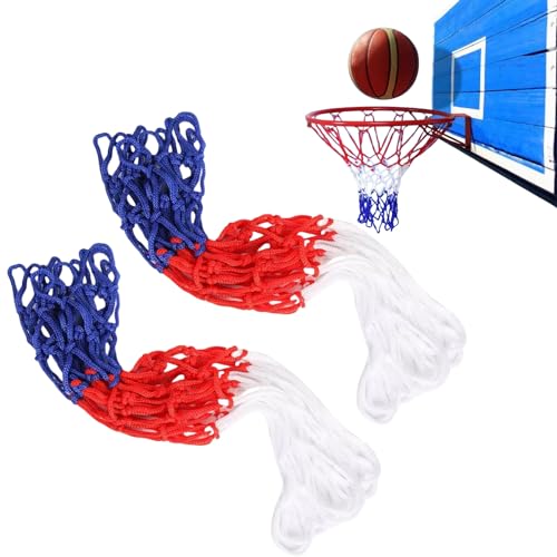 Profi Basketballnetz, Basketball Ersatz Netz, Basketballnetz Für Korb,Netz für Basketballkorb Outdoor Dauerhaft und Alle Wetter Ballnetz Für BasketballKorb von IATAHI