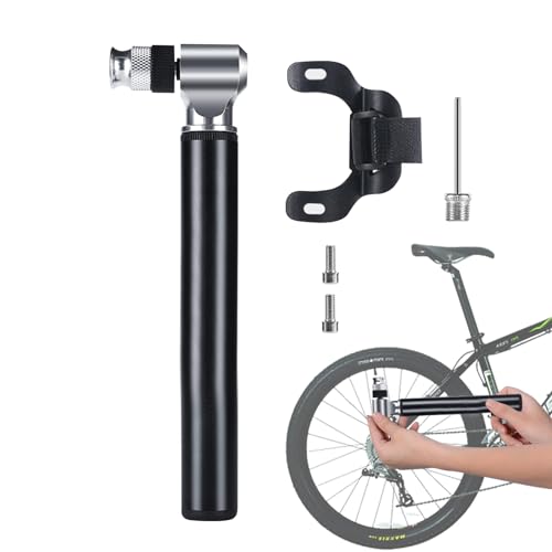 Tragbare Luftpumpe, Reifenfüller, Handheld-Reifenfüller, 300 psi wasserdichte, rutschfeste Luftpumpe, Zwei-Wege-7-Form-Design, Reitausrüstung für Basketball, Mountainbikes, Fahrräder und Volleyball von IAZE