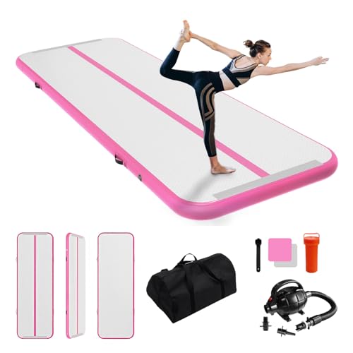 IBATMS Aufblasbare Tumbling Matte,Tumble Track 6m Rosa Air Matte Turnmatte Gymnastikmatte mit Luftpumpe für Zuhauseg/Taumel/Cheerleading/Wasser IBATMS Aufblasbare Tumbling Matte,Tumble Track 6m Rosa Air Matte Turnmatte Gymnastikmatte mit Luftpumpe für Zuhauseg/Taumel/Cheerleading/Wasser von IBATMS