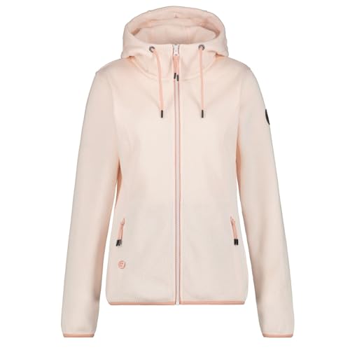 ICEPEAK Adrian Strickfleecejacke Damen mit Kapuze, Farbe:Rosa, Größe:L ICEPEAK Adrian Strickfleecejacke Damen mit Kapuze, Farbe:Rosa, Größe:L von ICEPEAK