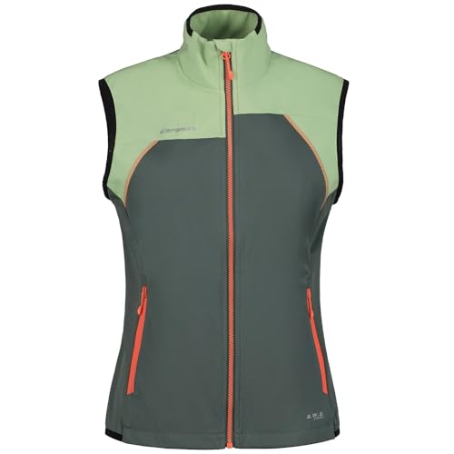 ICEPEAK Branson Softshell Weste für Damen mit verschließbaren Taschen, Farbe:Grün, Größe:46 von ICEPEAK