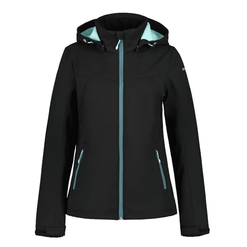 ICEPEAK Damen BRENHAM SOFTSHELL JACKE, schwarz, 48 ICEPEAK Damen BRENHAM SOFTSHELL JACKE, schwarz, 48 von ICEPEAK