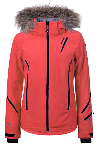 ICEPEAK Damen Nicoline Jacke, orange, 46.0 von ICEPEAK